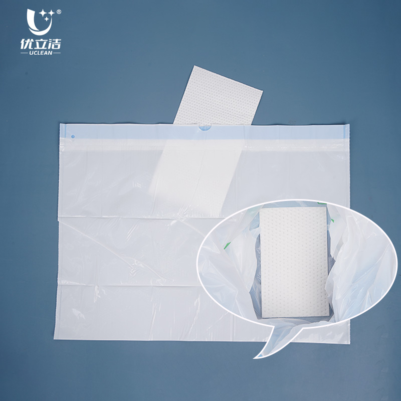 Toilet Recycled Plastic Commode Liners with Absorbent Pads