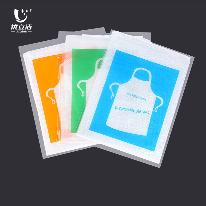 Universal Fit Waterproof Disposable PE Plastic Apron for Beauty Salon