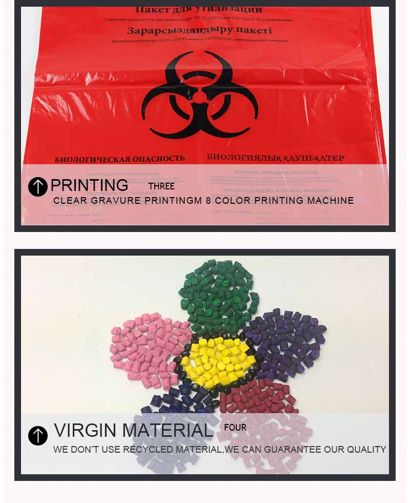  Heavy Duty Biohazard Bags     