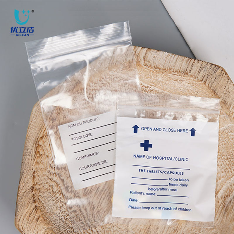 disposable LDPE pill bag