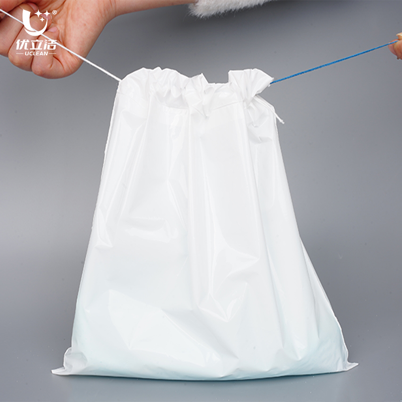 drawstring vomit bag with pad